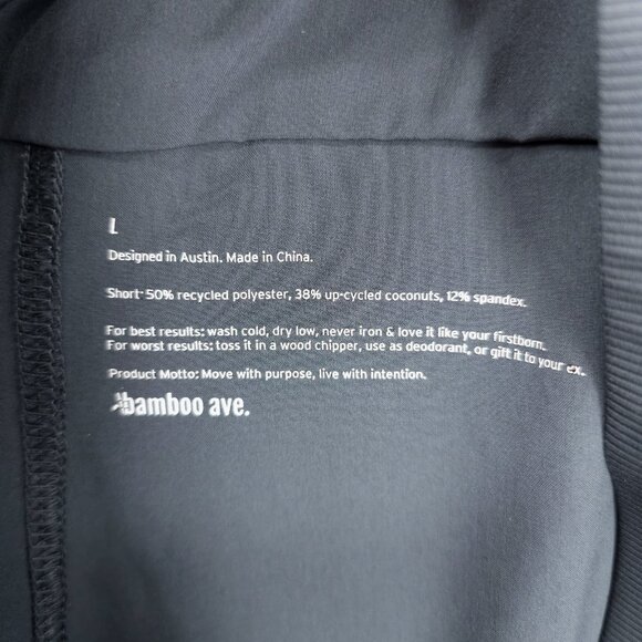 BAMBOO AVE Boundless Jogger Men's Gray 4-Way Stretch Activewear Recycled LARGE - Picture 7 of 7